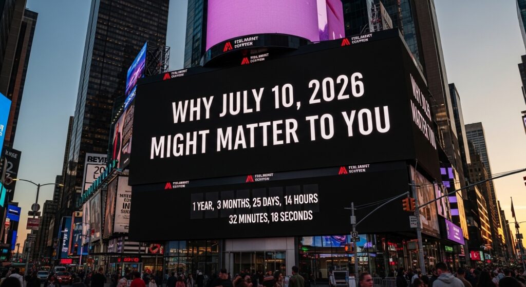Why July 10, 2026 Might Matter To You
