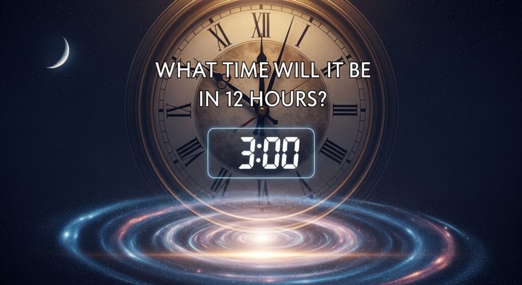 What Time Will It Be In 12 Hours?