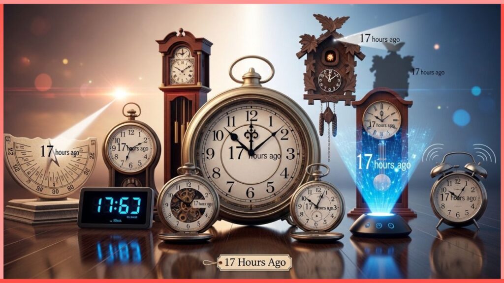 17 Hours Ago on Different Clocks