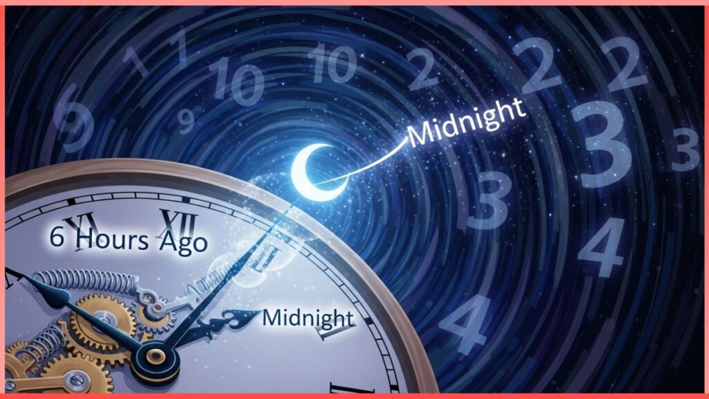 6 Hours Ago Crosses Midnight?