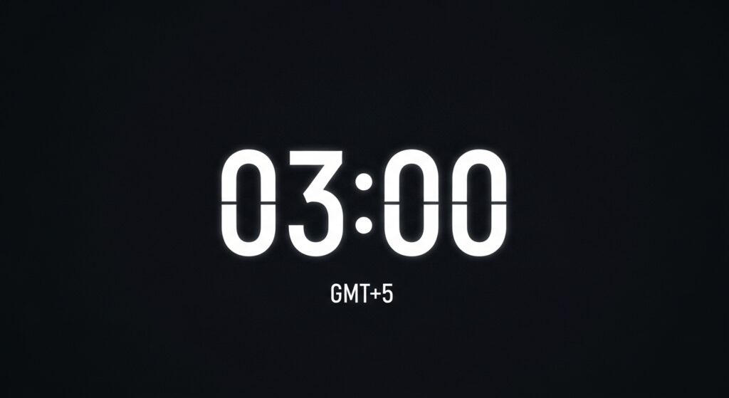 GMT+5?