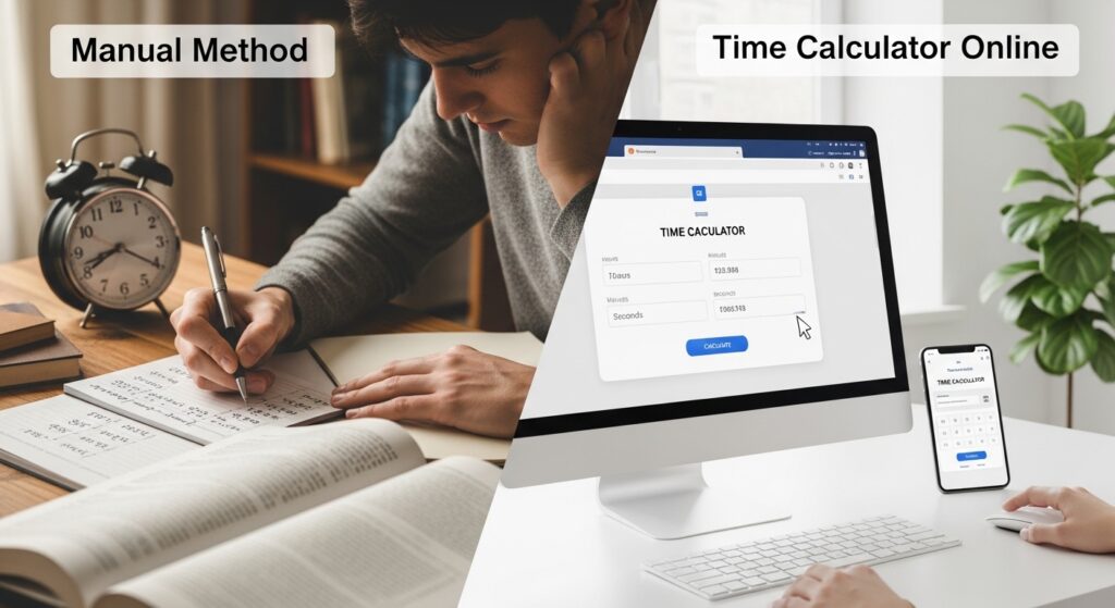 Manual Method vs Time Calculator Online