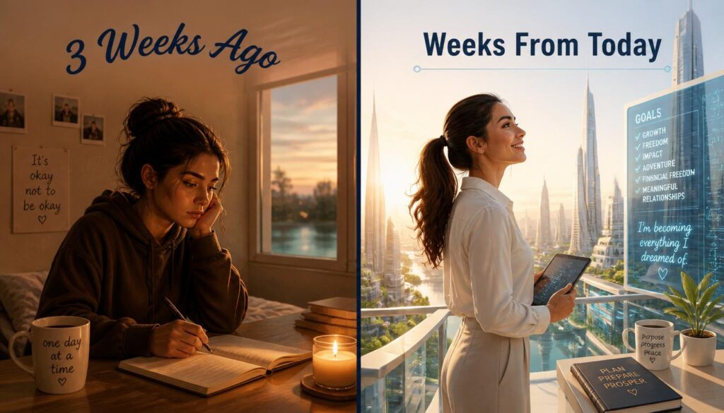 3 Weeks Ago vs Weeks From Today