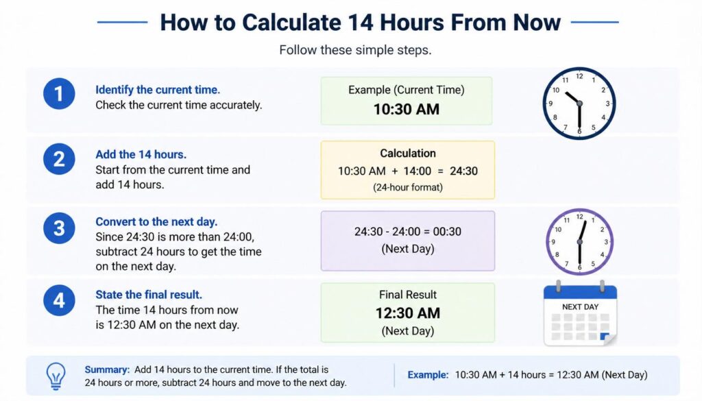How to Calculate 14 Hours 