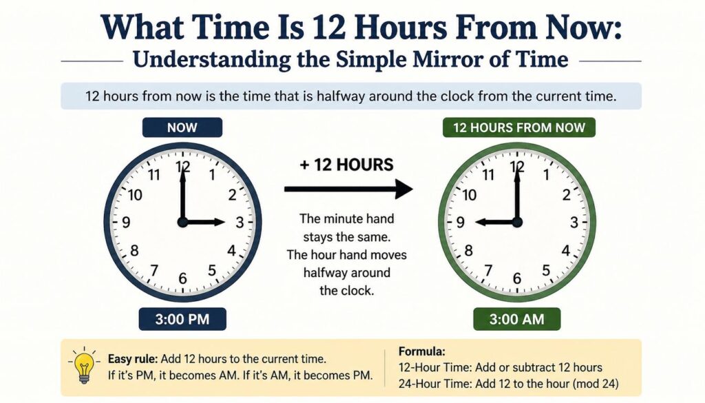 What Time Is 12 Hours From Now