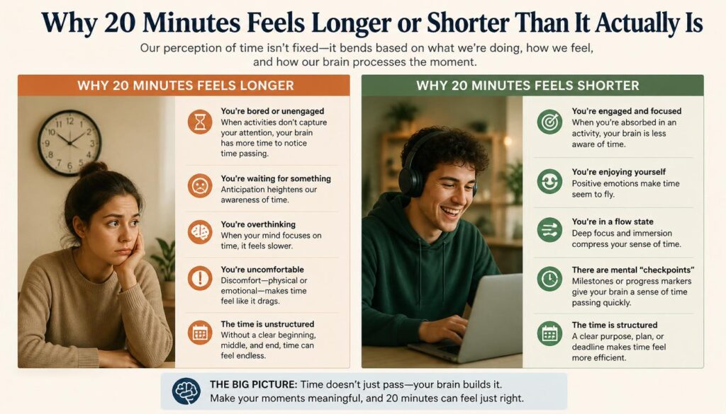 Why 20 Minutes Feels Longer