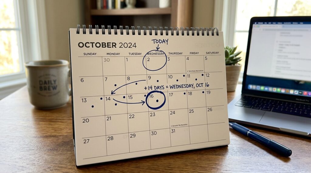 what date is 14 days from today
